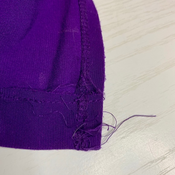 Royal Purple Floor Length Evening Gown Dress - Picture 5 of 8